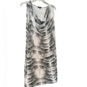 Premise Sleeveless  Gray Dress with Pockets